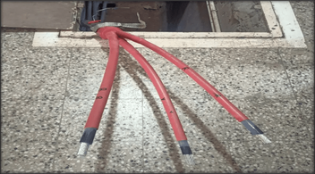 Cable megger test