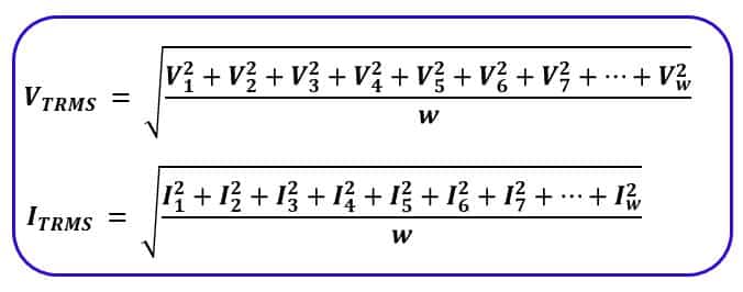 true rms formula