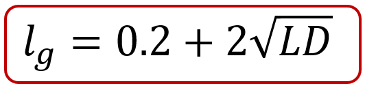 air gap in induction motor formula-lg = 0.2 + 2√(LD)  mm