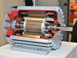 cross section view of induction motor