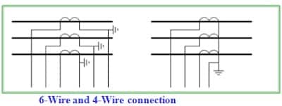 6 wire & 4 wire connection of ct 