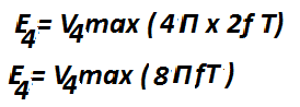 Instantaneous value of 4th order harmonics