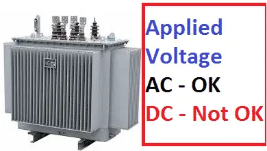 Why does not Transformer Work with DC Supply?