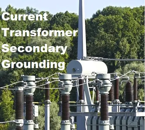 current transformer secondary grounding