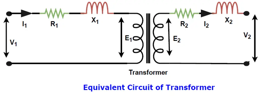 equivalent circuit of transformer 