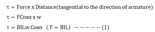 torque equation of dc series motor