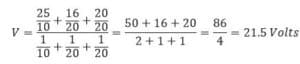 solved problems on Millman's theorem