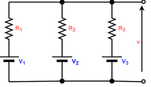 Millman's theorem voltage sources