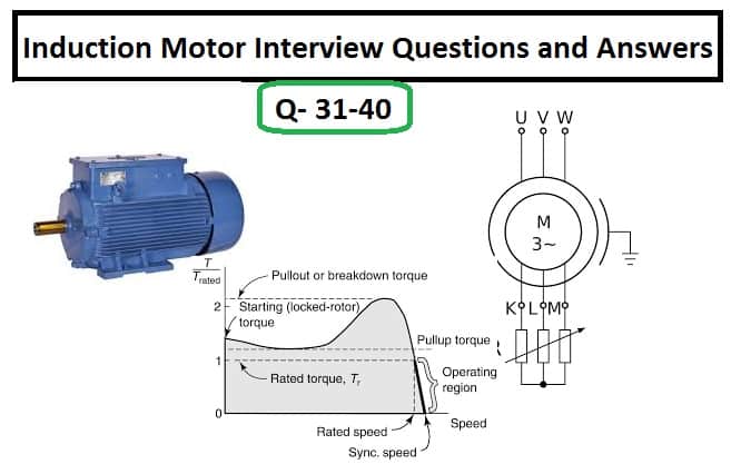 induction motor interview questions and answers-Q-31-40