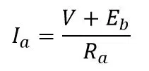 armature current during plugging in DC motor