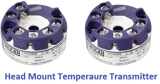 head mount temperature transmitter