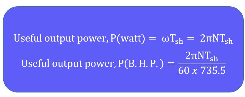 Brake Horse power of DC motor