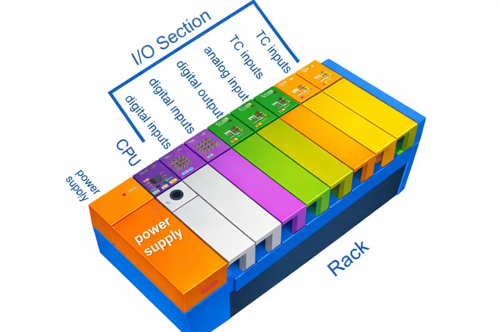 Rack or Chassis of PLC