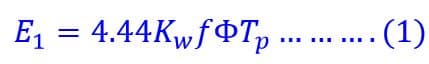 emf equation of alternator-winding factor