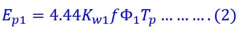 winding factor equation