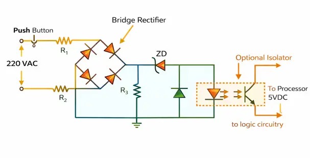 plc input module circuit diagram