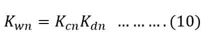 winding factor formula