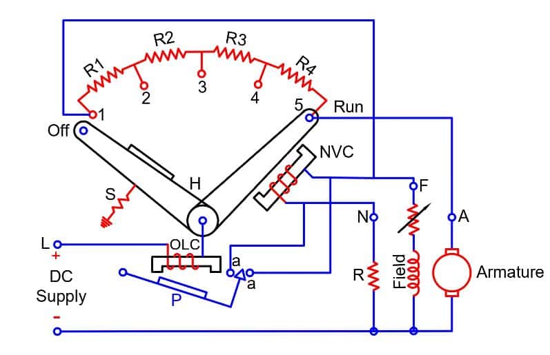 4 point starter circuit diagram