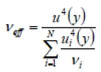 Effective degrees of freedom