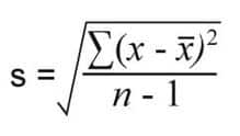 Type A Uncertainty formula