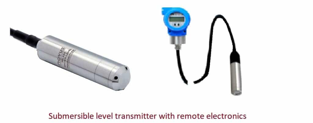 Submersible level transmitter