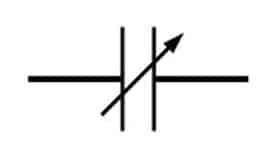 Introduction to Electrical Components- symbol of variable capacitor