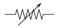 symbol of potentiometer