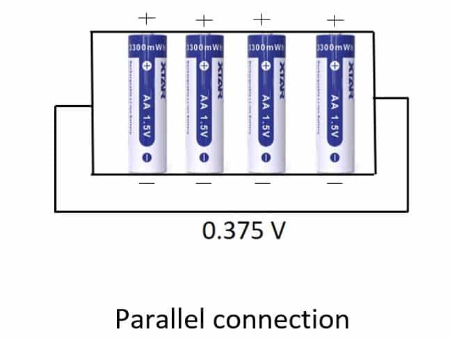 Parallel Connection of Batteries