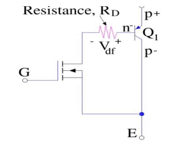 IGBT equivalent circuit diagram