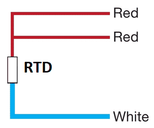 3 wire RTD leads color code
