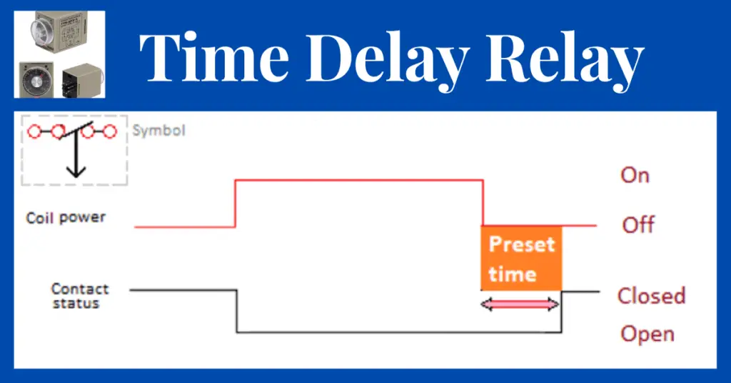 Time Delay Relay- Principle, Advantages, Applications