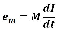 Mutually Induced EMF Formula