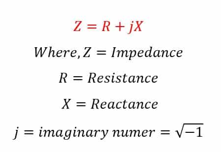 relationship between impedance and reactance 