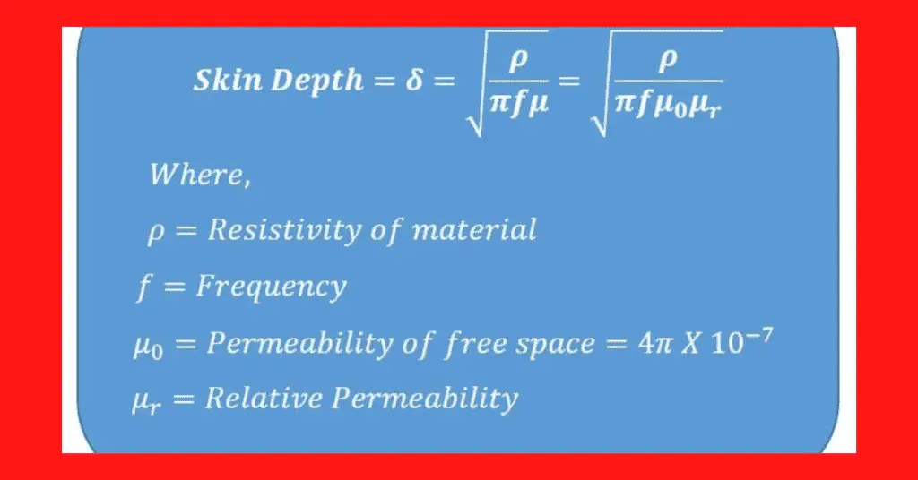 Skin Depth Calculator- calculate skin depth easily using calculator
