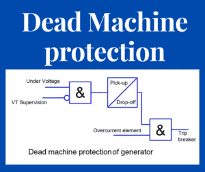 dead machine protection of generator
