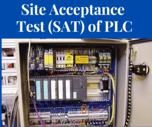 plc system site acceptance test(SAT)