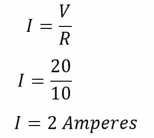 solved problem on Calculation of Amps with Volts and Ohms