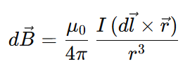 biot savart law formula in vector form