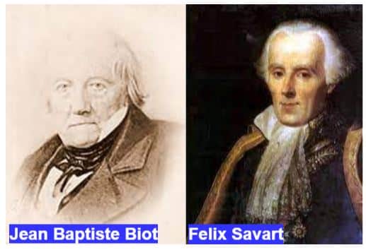  Jean Baptiste Biot and Felix Savart