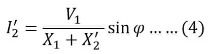 equation of circle diagram induction motor in [polar form 