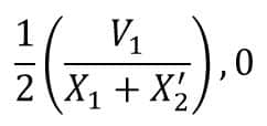 coordinated of the center of circle diagram