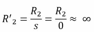 rotor resistance referred at stator side