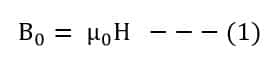  magnetizing field formula