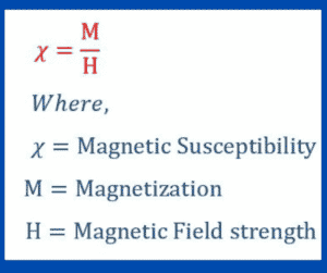 magnetic susceptibility