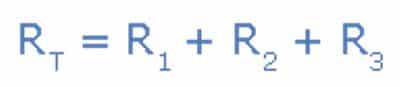 series resistance equivalent resistance formula