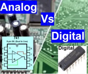 difference between analog circuit and digital circuit