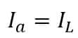 Armature current of the separately excited dc generator 