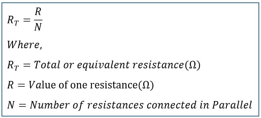 Simplified Formulas for Parallel Circuit Resistance Calculations