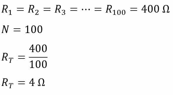 solved example on parallel resistance circuit