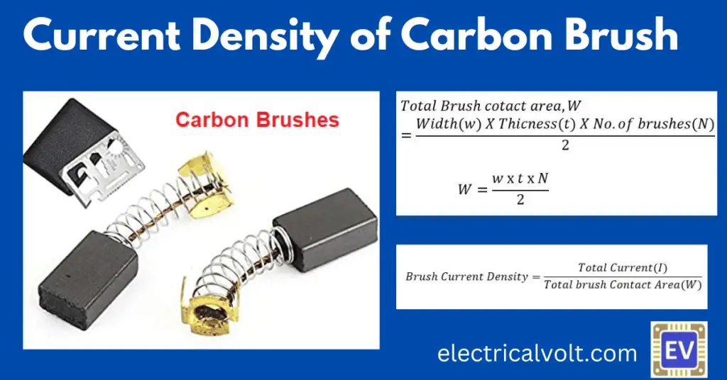 How to Calculate Current Carrying Capacity of Carbon Brushes?- simple explanation